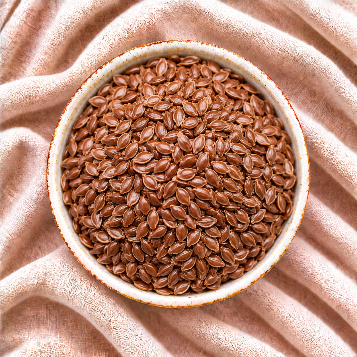 Dried Egyptian flax seeds for export