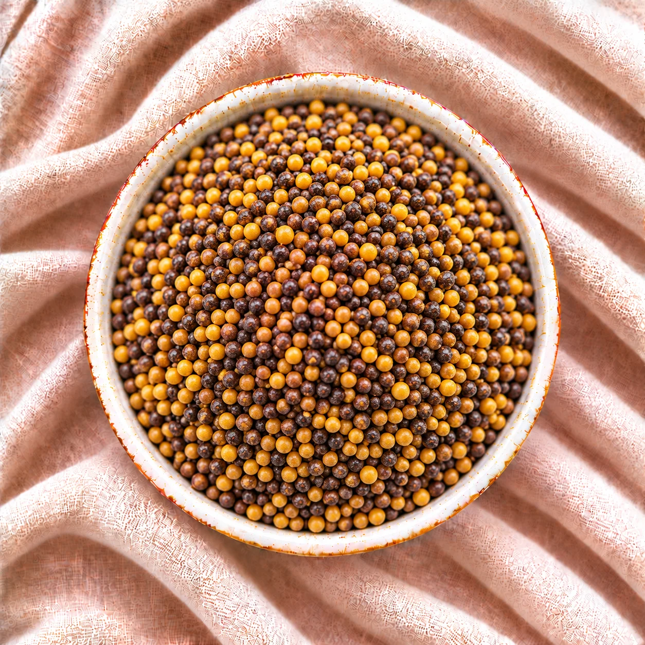 Dried Egyptian mustard seeds for export