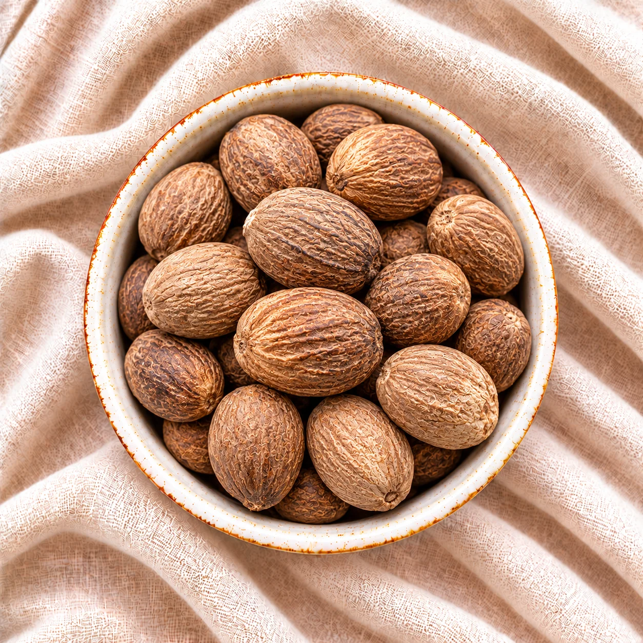 Dried Egyptian nutmeg for export